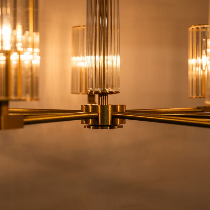 Zuma Line - Luster na tyči 7xE14/7W/230V zlatý