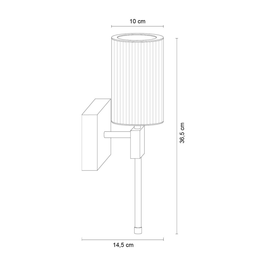 Zuma Line - Nástenné svietidlo 1xE14/7W/230V zlaté