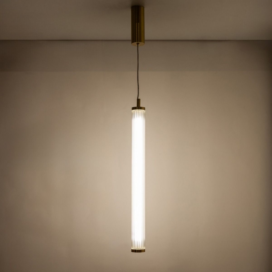 Zuma Line - Stmievateľný LED luster na lanku LED/26W/230V 2700-6500K zlatá + diaľkové ovládanie