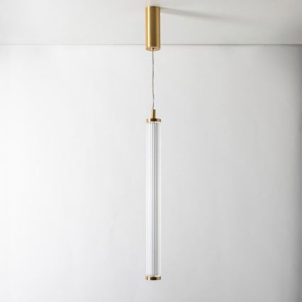 Zuma Line - Stmievateľný LED luster na lanku LED/26W/230V 2700-6500K zlatá + diaľkové ovládanie