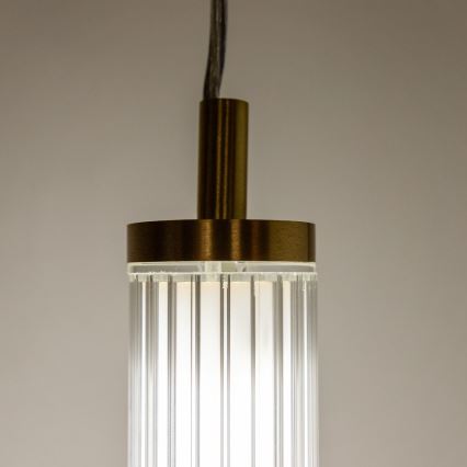Zuma Line - Stmievateľný LED luster na lanku LED/26W/230V 2700-6500K zlatá + diaľkové ovládanie