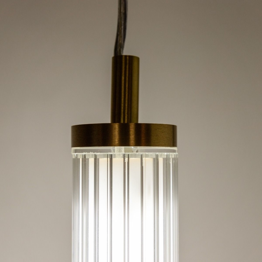 Zuma Line - Stmievateľný LED luster na lanku LED/26W/230V 2700-6500K zlatá + diaľkové ovládanie
