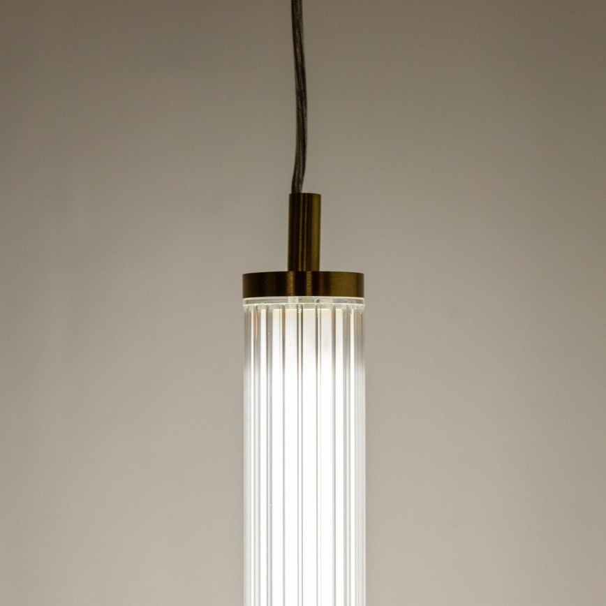 Zuma Line - Stmievateľný LED luster na lanku LED/26W/230V 2700-6500K zlatá + diaľkové ovládanie