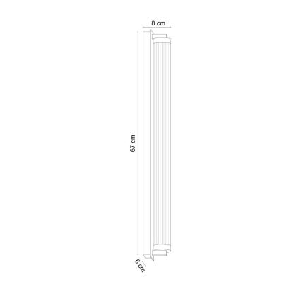 Zuma Line - LED stmievateľné nástenné svietidlo LED/26W/230V 2700-6500K zlaté + diaľkové ovládanie