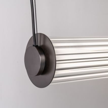 Zuma Line - LED stmievateľný luster na lankách LED/39W/230V 2700-6500K čierny + diaľkové ovládanie