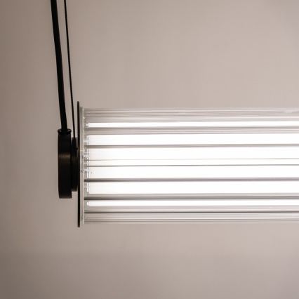 Zuma Line - LED stmievateľný luster na lankách LED/39W/230V 2700-6500K čierny + diaľkové ovládanie