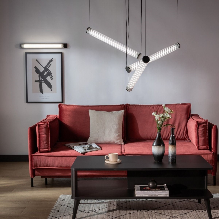 Zuma Line - LED stmievateľný luster na lanku LED/64W/230V 2700-6500K čierna + diaľkové ovládanie