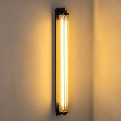 Zuma Line - LED stmievateľné nástenné svietidlo LED/26W/230V 2700-6500K čierne + diaľkové ovládanie