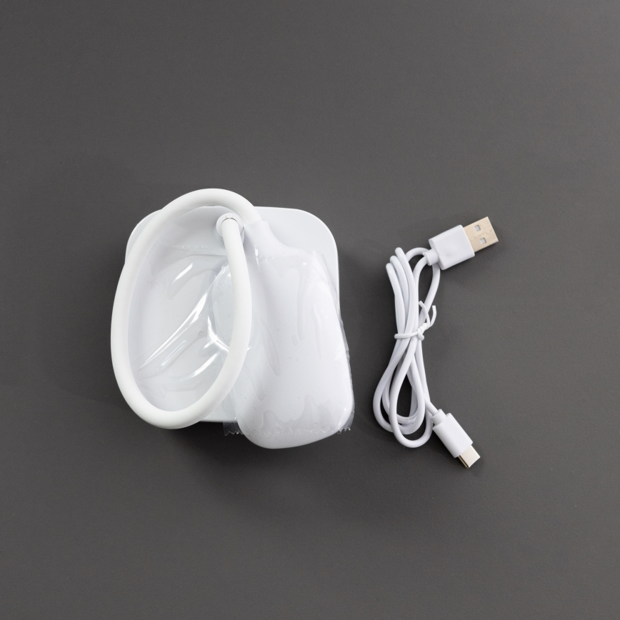 Zuma Line - LED Nabíjacia stolná lampa LED/7W/1200 mAh 3000/4500/6000K CRI 90 biela