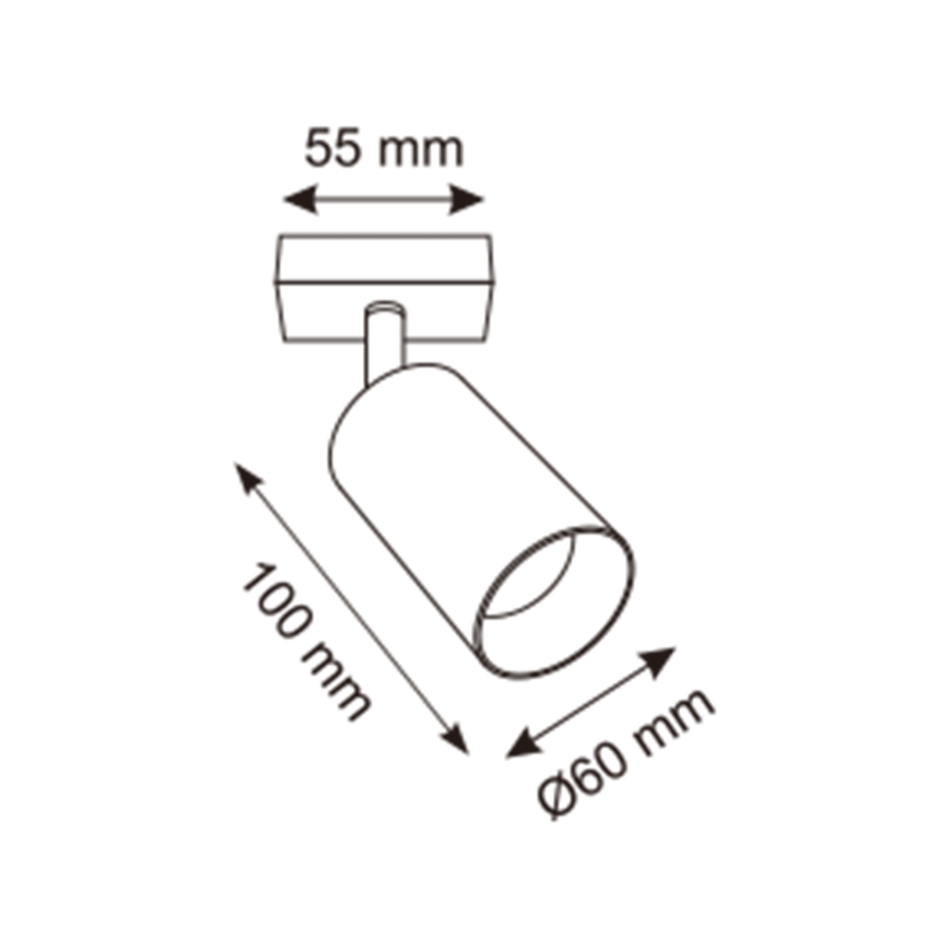 Zuma Line - Nástenné bodové svietidlo 1xGU10/50W/230V zlatá