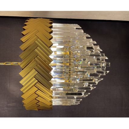 Zuma Line - Luster na reťazi 9xE14/40W/230V zlatá