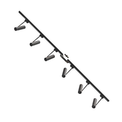 Zuma Line - Bodové svietidlo v lištovom systéme 6xGU10/35W/230V čierna