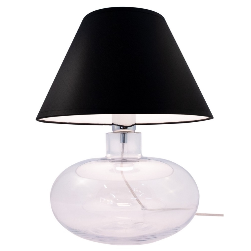 Zuma Line - Stolná lampa 1xE27/40W/230V čierna