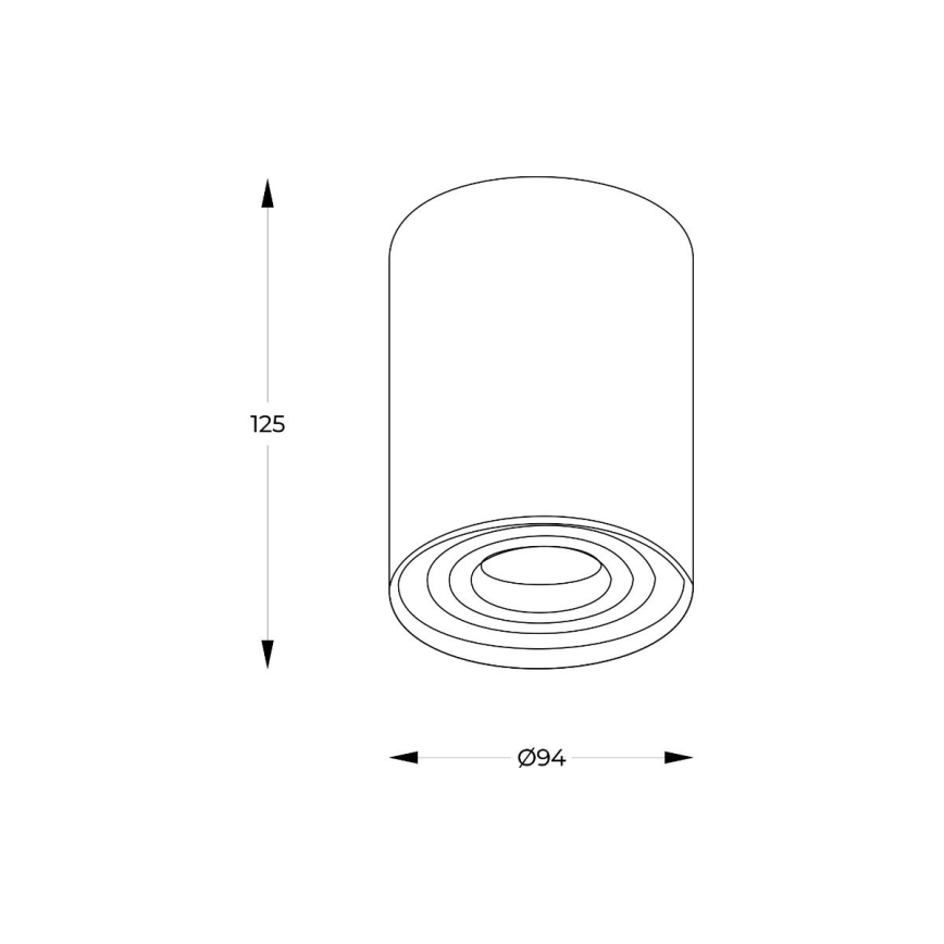 Zuma Line - LED RGBW Stmievateľné bodové svietidlo 1xGU10/6W/230V čierna + diaľkové ovládanie