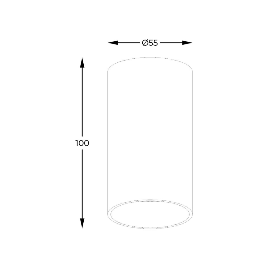 Zuma Line - LED RGBW stmievateľné bodové svietidlo 1xGU10/4,8W/230V čierne + diaľkové ovládanie