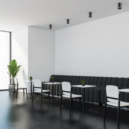 Zuma Line - LED RGBW stmievateľné bodové svietidlo 1xGU10/6W/230V čierne + diaľkové ovládanie