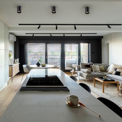 Zuma Line - LED RGBW stmievateľné bodové svietidlo 1xGU10/6W/230V čierne + diaľkové ovládanie