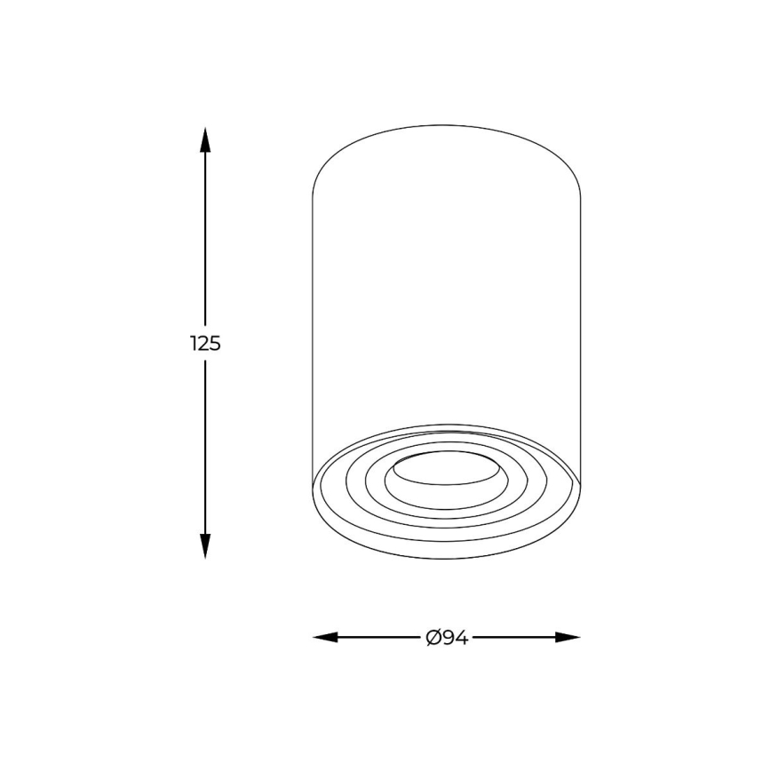 Zuma Line - LED RGBW Stmievateľné bodové svietidlo 1xGU10/6W/230V zlatá + diaľkové ovládanie