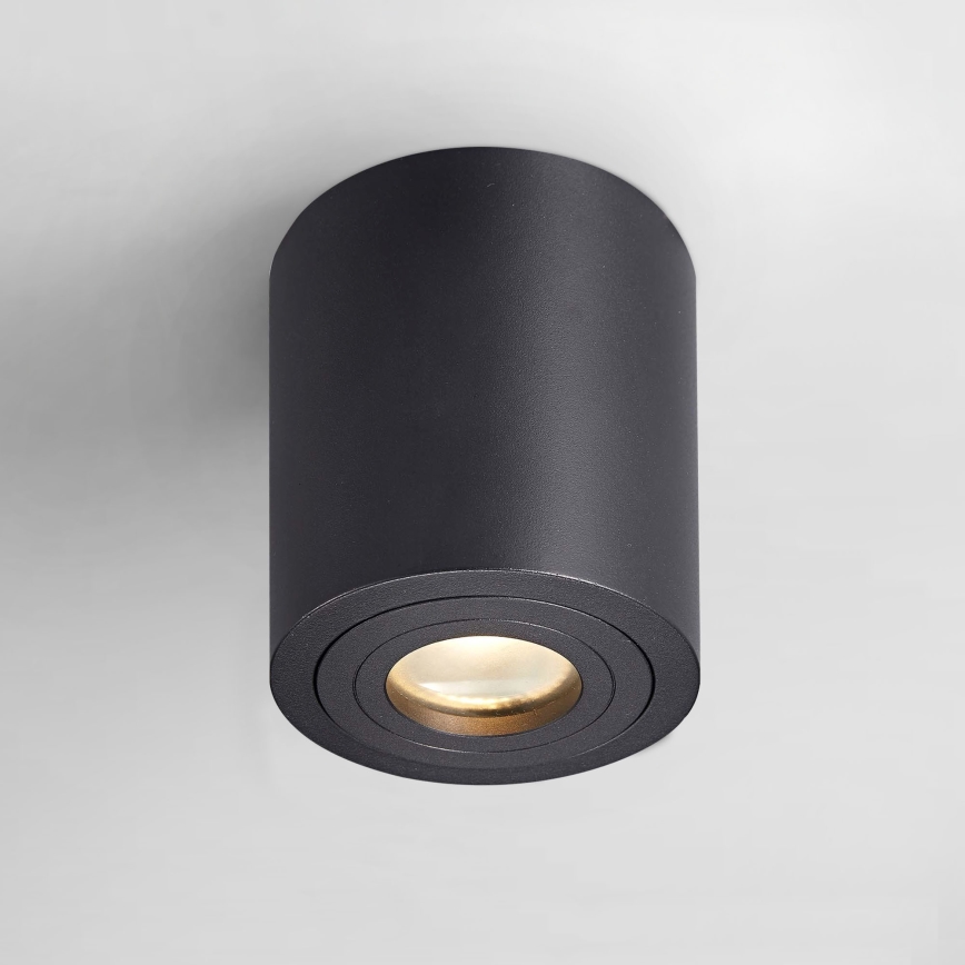 Zuma Line - LED RGBW Stmievateľné kúpeľňové bodové svietidlo 1xGU10/4,8W/230V IP44 čierne + diaľkové ovládanie