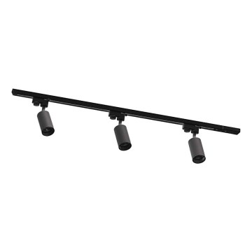 Zuma Line - Bodové svietidlo do lištového systému 3xGU10/35W/230V čierne