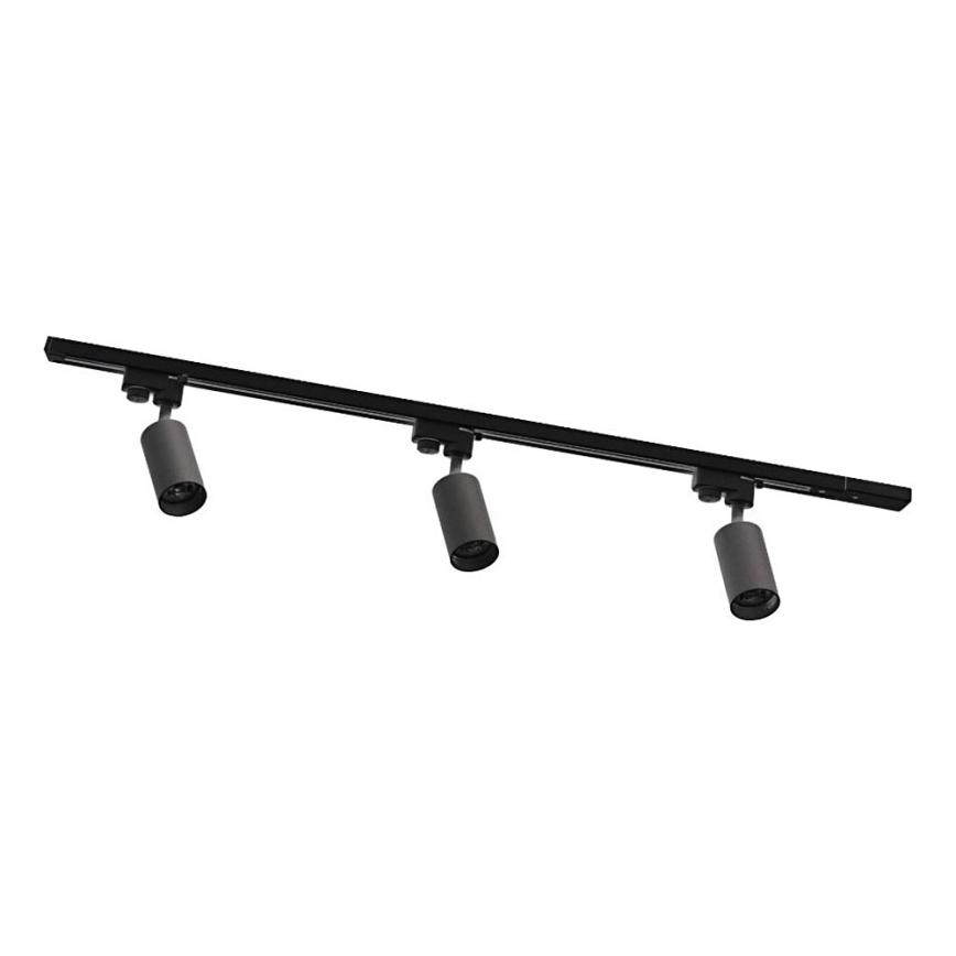 Zuma Line - Bodové svietidlo do lištového systému 3xGU10/35W/230V čierne
