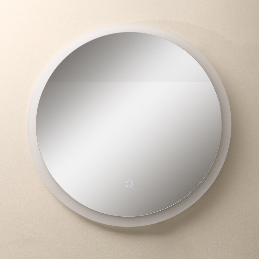 Zuma Line - LED Kúpeľňové nástenné zrkadlo s podsvietením LED/24W/230V 3000/4000/6000K pr. 60 cm IP44 biela