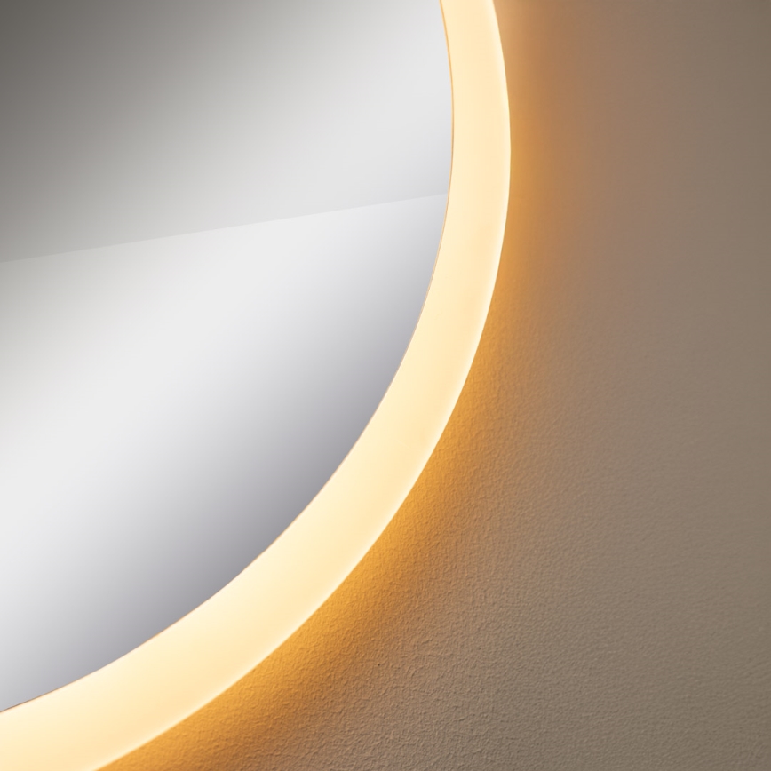 Zuma Line - LED Kúpeľňové nástenné zrkadlo s podsvietením LED/24W/230V 3000/4000/6000K pr. 60 cm IP44 biela