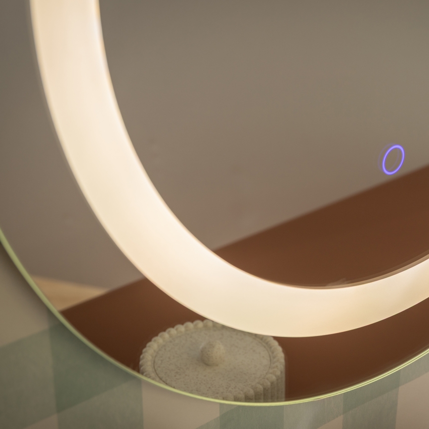 Zuma Line - LED kúpeľňové nástenné zrkadlo s podsvietením LED/36W/230V 3000/4000/6000K pr. 60 cm IP44