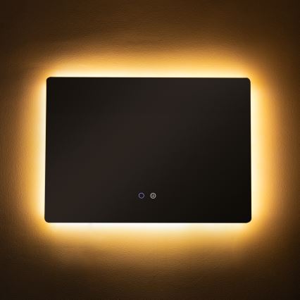 Zuma Line - LED Kúpeľňové vyhrievané nástenné zrkadlo s podsvietením LED/24W/230V 3000/4000/6000K 70x50 cm IP44