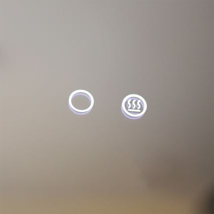 Zuma Line - LED Kúpeľňové vyhrievané nástenné zrkadlo s podsvietením LED/24W/230V 3000/4000/6000K pr. 60 cm IP44