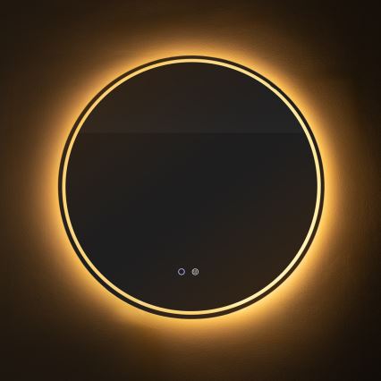 Zuma Line - LED Kúpeľňové vyhrievané nástenné zrkadlo s podsvietením LED/24W/230V 3000/4000/6000K pr. 80 cm IP44
