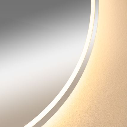 Zuma Line - LED Kúpeľňové vyhrievané nástenné zrkadlo s podsvietením LED/24W/230V 3000/4000/6000K pr. 80 cm IP44