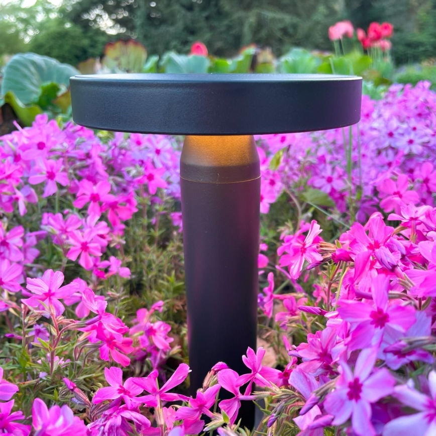 Zuma Line - LED Stmievateľná solárna nabíjacia stolná lampa LED/2W/2000 mAh IP44 čierna