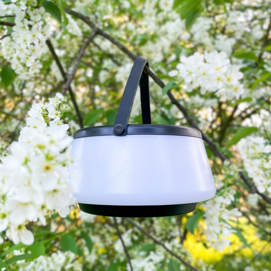 Zuma Line - LED Stmievateľná solárna nabíjacia stolná lampa LED/2,2W/2000 mAh IP44 čierna