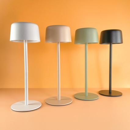 Zuma Line - LED Stmievateľná nabíjacia stolná lampa LED/2W/1200 mAh IP44 čierna
