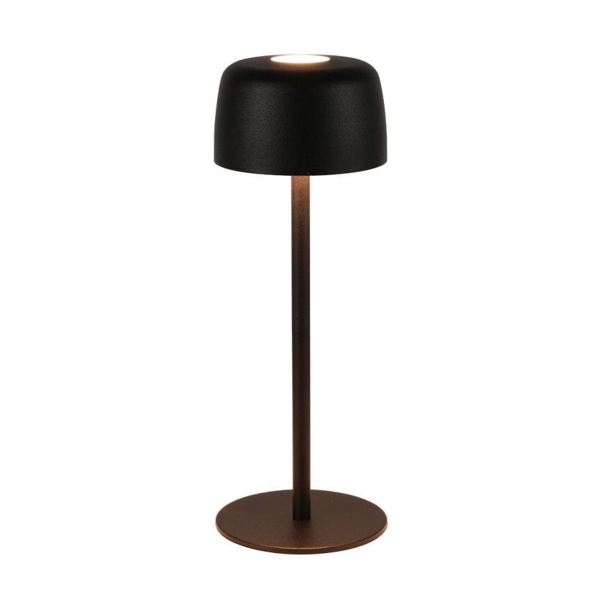 Zuma Line - LED Stmievateľná nabíjacia stolná lampa LED/2W/1200 mAh IP44 čierna