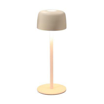 Zuma Line - LED Stmievateľná nabíjacia stolná lampa LED/2W/1200 mAh IP44 krémová