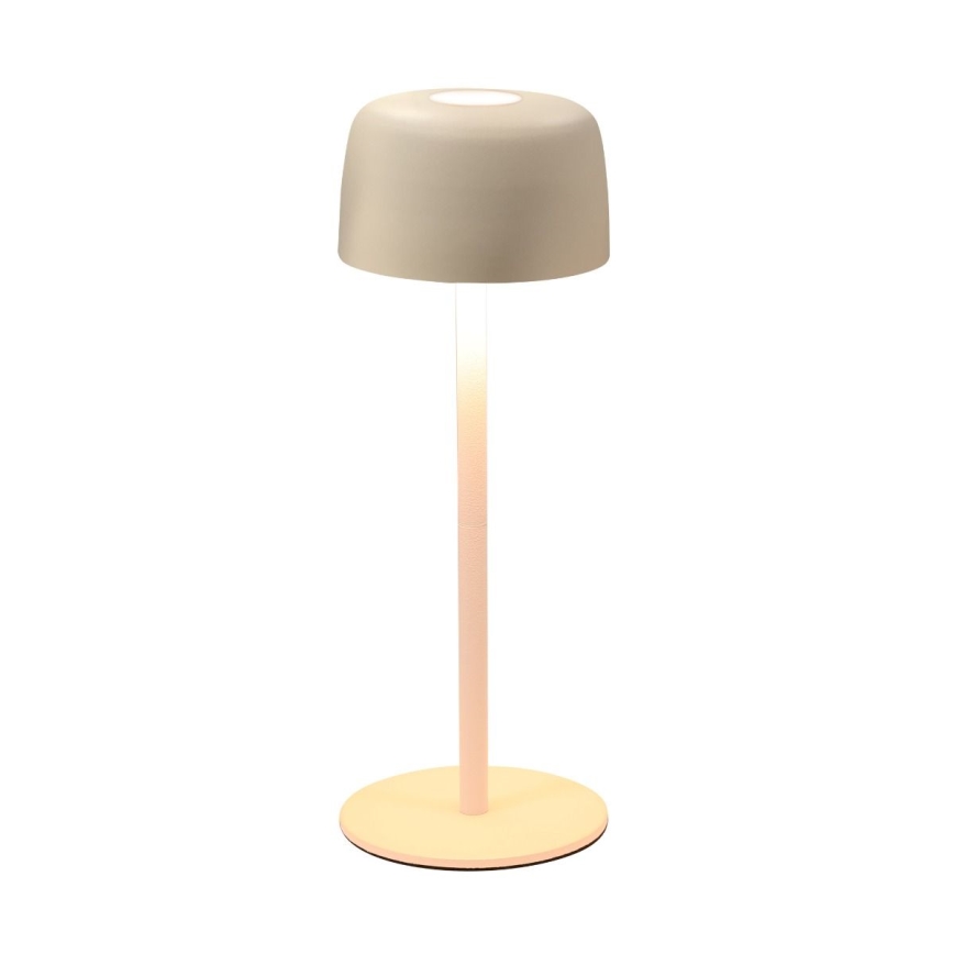 Zuma Line - LED Stmievateľná nabíjacia stolná lampa LED/2W/1200 mAh IP44 krémová