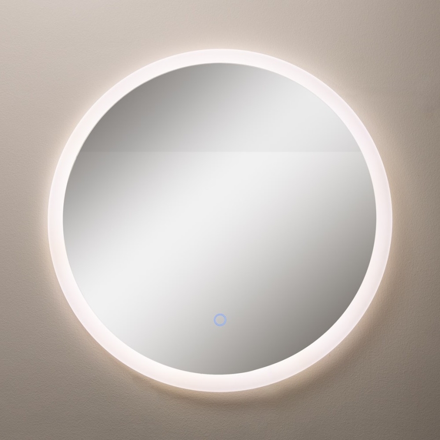 Zuma Line - LED Kúpeľňové nástenné zrkadlo s podsvietením LED/24W/230V 3000/4000/6000K pr. 60 cm IP44 biela