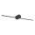 Zuma Line - LED Kúpeľňové osvetlenie zrkadla LED/6W/230V 40 cm IP44 čierna