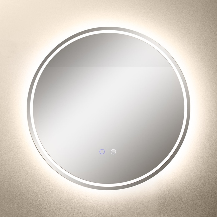 Zuma Line - LED Kúpeľňové vyhrievané nástenné zrkadlo s podsvietením LED/24W/230V 3000/4000/6000K pr. 60 cm IP44