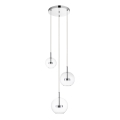 Zuma Line - LED Luster na lanku 3xLED/5W/230V lesklý chróm