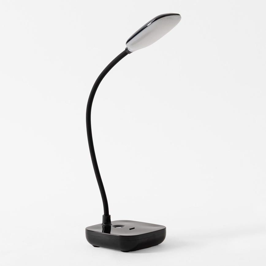 Zuma Line - LED Nabíjacia stolná lampa LED/7W/1200 mAh 3000/4500/6000K čierna