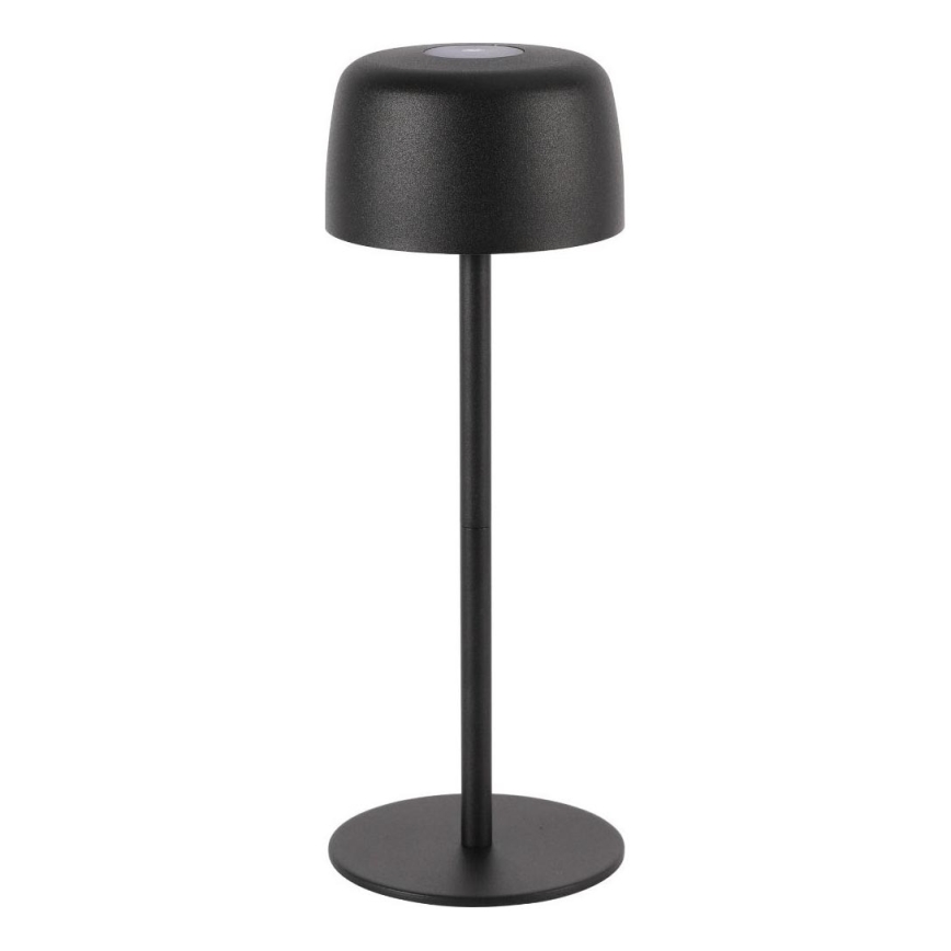 Zuma Line - LED Stmievateľná nabíjacia stolná lampa LED/2W/1200 mAh IP44 čierna
