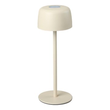 Zuma Line - LED Stmievateľná nabíjacia stolná lampa LED/2W/1200 mAh IP44 krémová