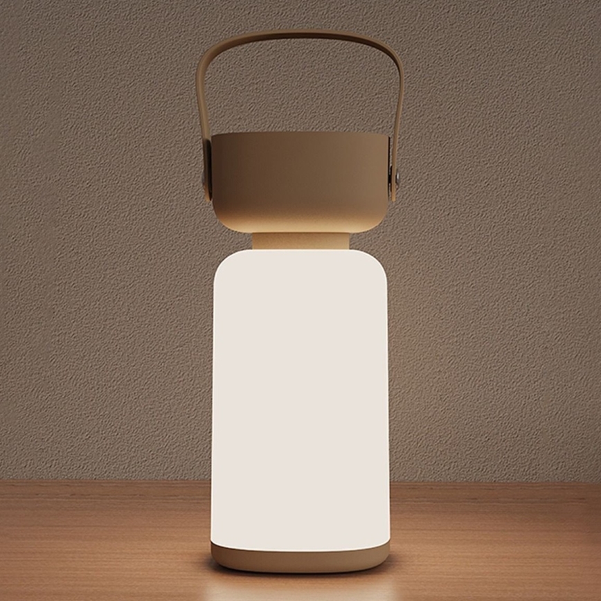 Zuma Line - LED Stmievateľná nabíjacia stolná lampa LED/3W/1200 mAh 3000/4000/6500K IP44 hnedá