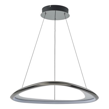 Zuma Line - LED Stmievateľný luster na lanku LED/34W/230V 3000K čierny lesklý chróm
