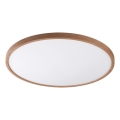 Zuma Line - LED stropné svietidlo CAMI LED/36W/230V 3000/4000/6000K priemer 40 cm hnedé