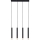 Zuma Line - Luster na lanku 4xG9/5W/230V čierny