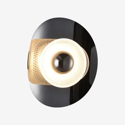 Zuma Line - LED nástenné svietidlo LED/8W/230V čierna/dymová čierna